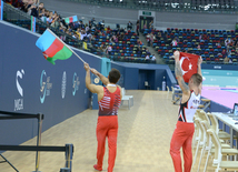 Bakıda idman gimnastikası üzrə Dünya Kubokunda ilk qaliblərin mükafatlandırma mərasimi keçirilib. Azərbaycan, 21 fevral, 2016